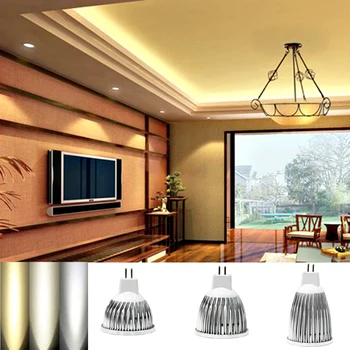 

1PC MR16 85-265V 6W 9W 12W COB LED Light Bulbs Spotkight Lamp High Brightness Low Power Consumed