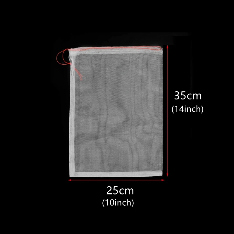 50 Pcs Fruit Bag Protection Insects Bug Net Barrier Bag Mesh Fruit Tree Protection Bags for Tomatoes Apples Grapes Grow Bags 