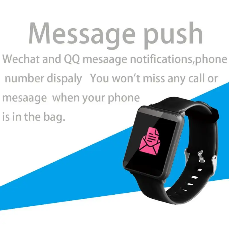 2020new Smart Bracelet Fitness Sport Heart Rate Tracker Waterproof Color Screen Pedometer Tracker Bluetooth Smart Wristband+BOX