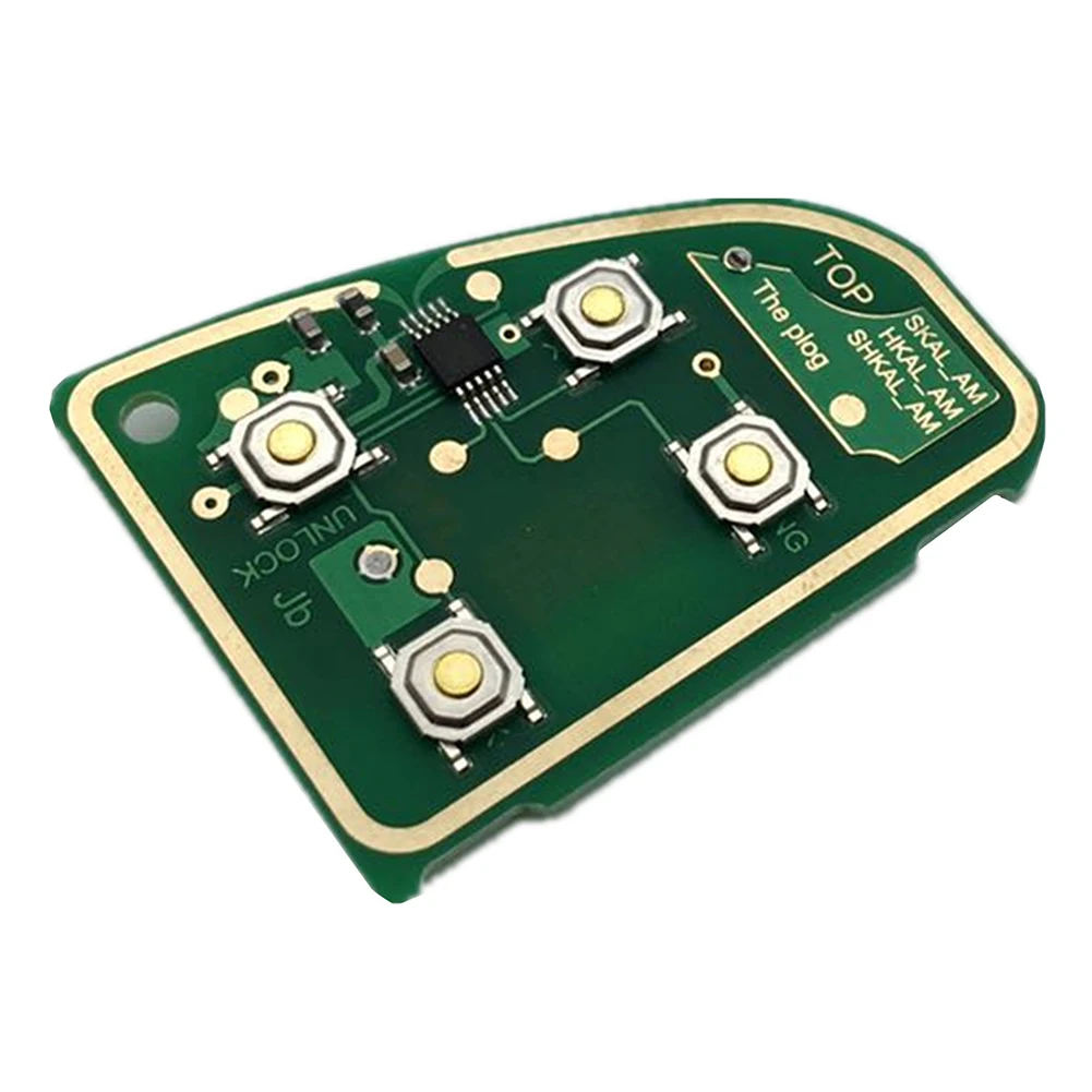 433 МГц мини легко установить практичные ремонтные аксессуары Флип дистанционного автомобиля ключ PCB части 4 кнопки печатной платы для Jaguar X Тип