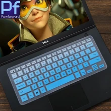 Силиконовый чехол с клавиатурой для ноутбука Dell Latitude 3400 3480 5400 3490