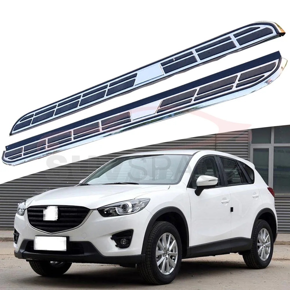 Side step fits for Mazda CX-5 2012-2016 running board nerf bar 2Pcs left right Aluminium side pedal | Автомобили и мотоциклы