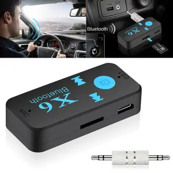 

X6 Hands Free Bluetooth Audio Receiver Vehicle MP3 support TF Truck