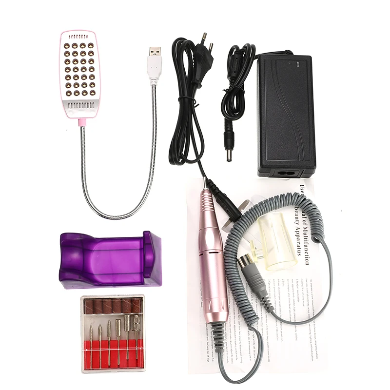 110V~ 220V многофункциональные электронные инструменты для ногтей 28 светодиодный фен для ногтей с инфракрасным датчиком маникюрные инструменты для ногтей сушилка машина набор