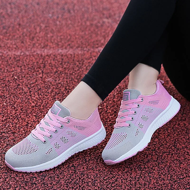 Zapatillas de deporte de las mujeres zapatos casuales zapatos de mujer transpirable vulcanizados de mujer zapatos de mujer Zapatos Zapatillas de deporte de plataforma zapatos de mujer zapatos Chaussure Femme