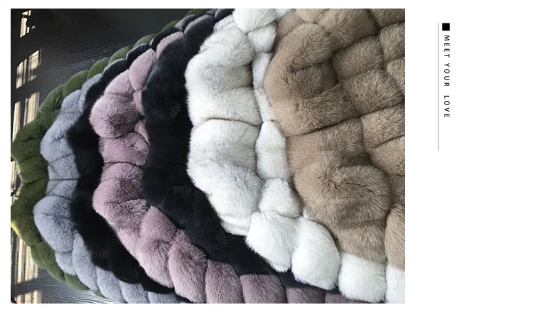 ZDFURS* пальто из натурального меха лисы натуральный мех лисы Жилет Куртка Для женщин красивое теплое пальто. Натуральное меховое пальто куртка с натуральным мехом