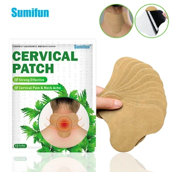 

36pcs Sumifun Neck Patch Joint Cervical Spondylosis Pain Relief Sticker Rheumatoid Arthritis Wormwood Medical Plaster D2475