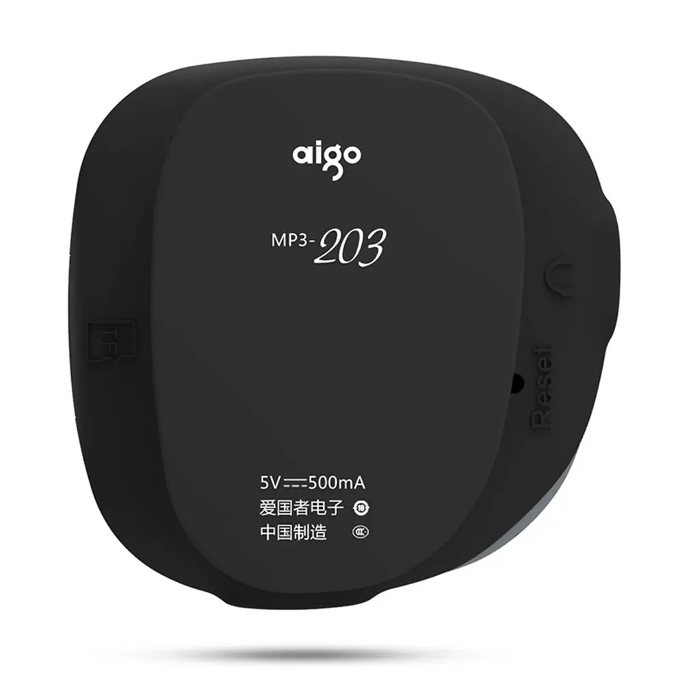 Aigo мини mp3-плеер Macaroon двойной цветной зажим с микро TF/SD слотом для карт Спортивный MP3 музыкальный плеер+ USB линия передачи данных
