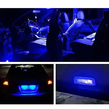 

Dashboard License Plate Light 5-SMD 5050 LED Lamp Bulbs Set Universal Car