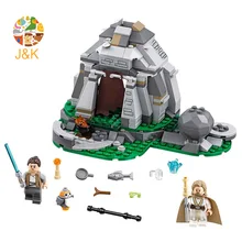 75200 253 шт. звездная серия последний джедай фильм Ahch-To Island Обучающие строительные блоки кирпичные игрушки для детей 10903 подарок