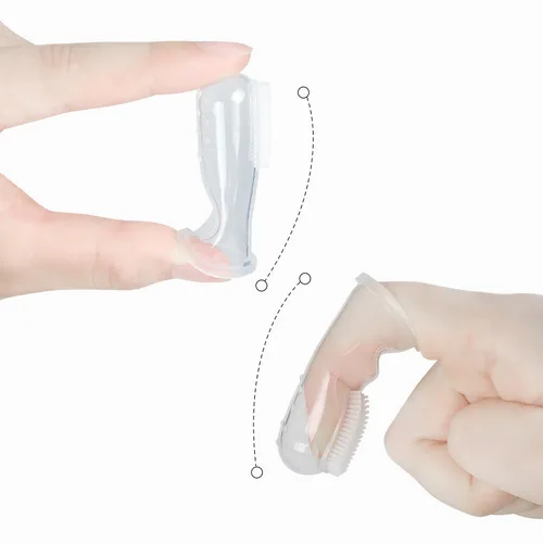 부드러운 애완 동물 손가락 칫솔 테디 개 브러시 구취 치석 치아 케어 개 고양이 청소 용품 치아 브러쉬 애완 동물 제품 4