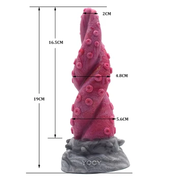 GEEBA Octopus G Spot Vibrator Wireless Remote Control Dildo Vibrators Stimulator Tentacle Butt Plug Waterproof Adult Sex Toys 6