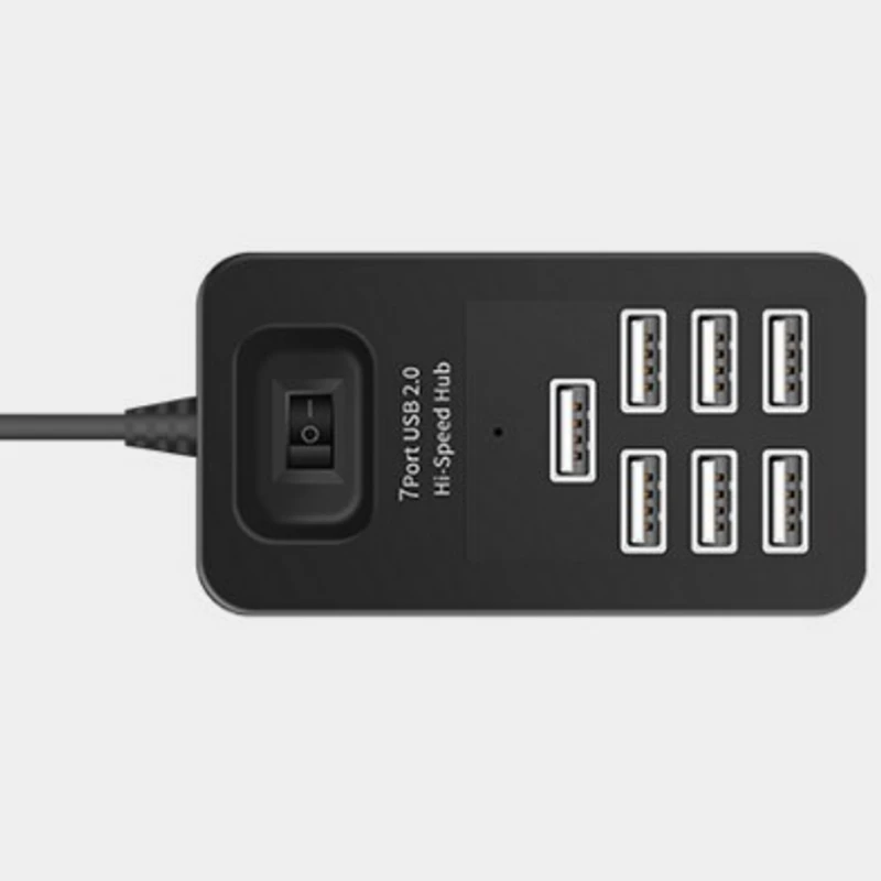 7 портов USB 2 0 концентратор расширения высокоскоростной сплиттер удлинитель