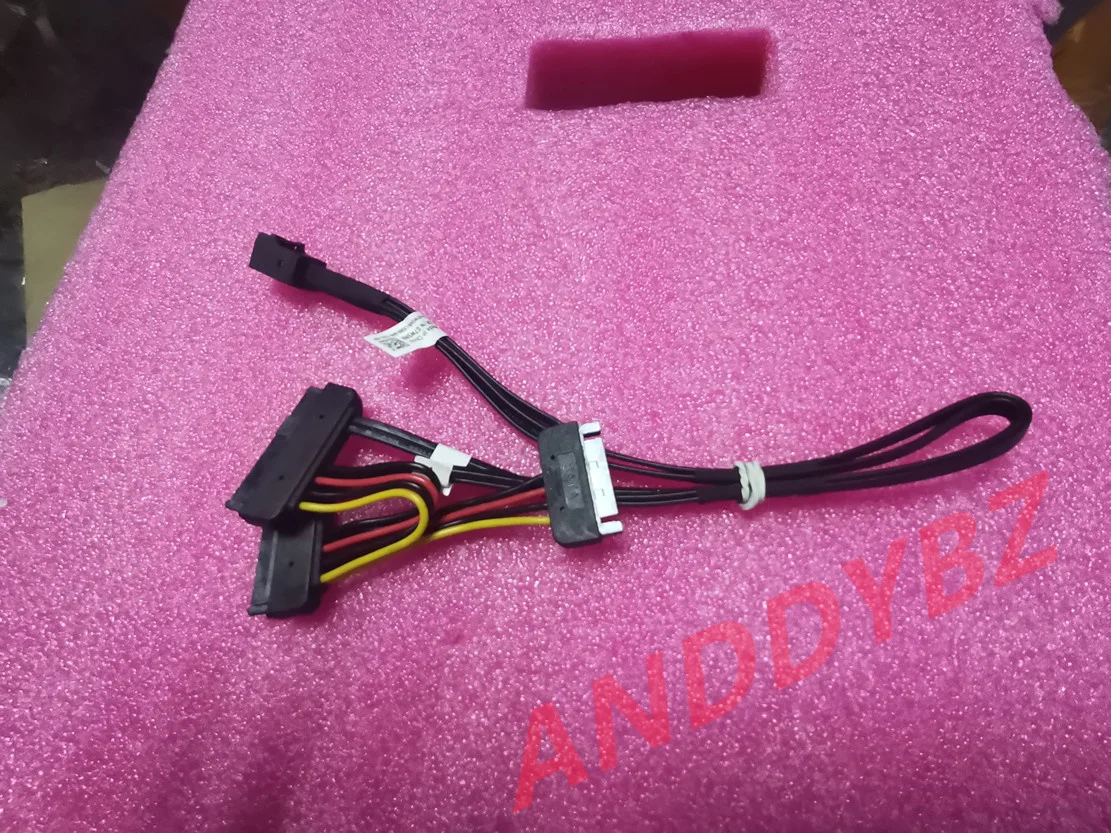 Usado para a Estação de Trabalho da Precisão Dell Minisas Internas hd ao Cabo de Alimentação Duplo 7w5n8 07w5n8 Tesed ok - Imagem 3