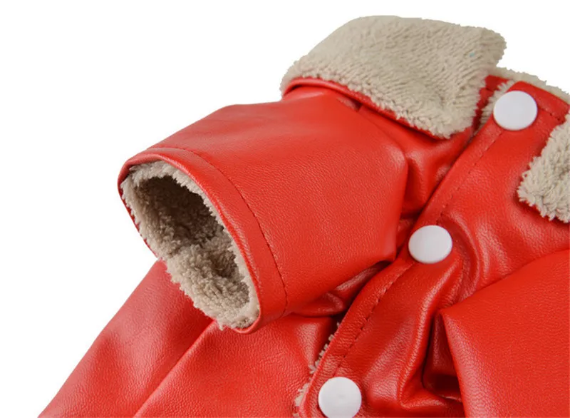 Warm Coats Dogs Windproof | Leather Jacket for Medium Dog | Winter Coats for Dog