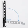 Waterproof Aluminum Multifunction Retractable Wall Mount Hanger Folding Clothes Hangers Clothes Towel Rack Indoor Space Saving 2