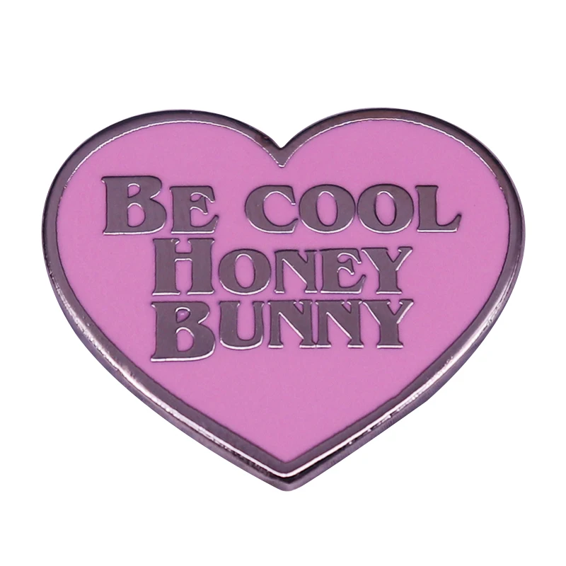 Pulp Fiction Be Cool Honey Bunny Brooch Popular Culture Movie Fangirls Cute Decor.jpg