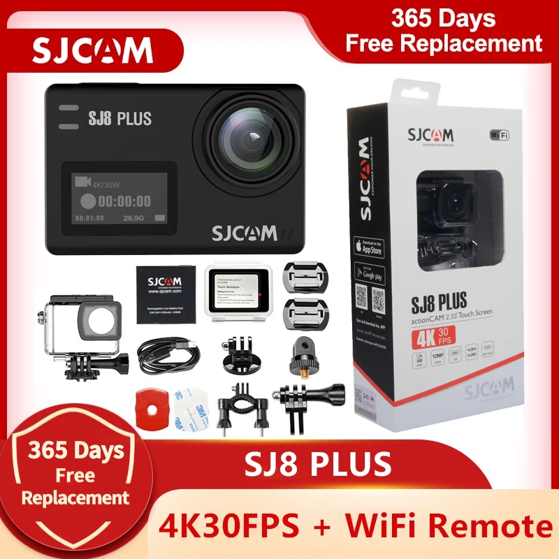 Оригинальная Экшн-камера SJCAM SJ8 Plus 4K 30fps Wi-Fi удаленная камера на шлем Ultra HD