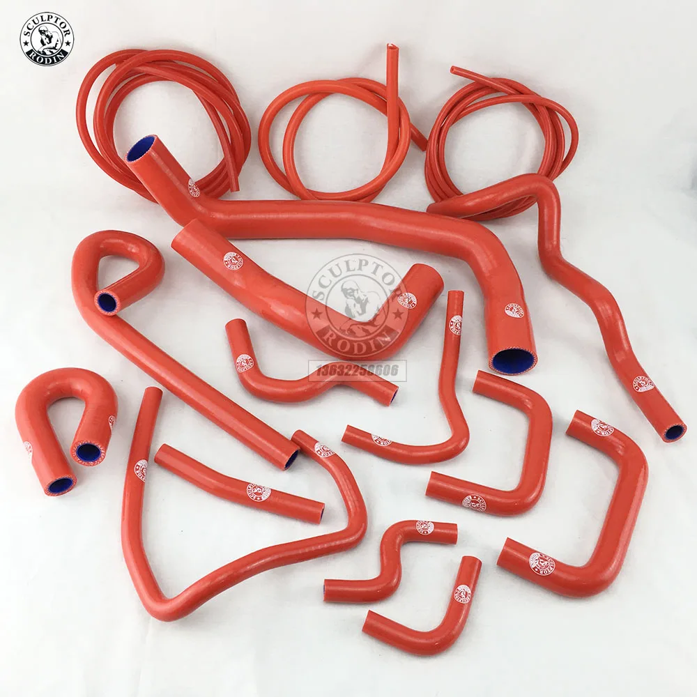 

SILICONE RADIATOR HOSE KIT FOR NISSAN SKYLINE R33 GTS-25T/GTS RB25DET + Vacuum HOSE KIT(15pcs) RED/BLUE/BLACK
