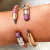 Missvikki Original Mix Match Stackable Pencil Bangle For Women Bridal Wedding Cubic Zircon Open Dubai Bracelet Party Jewelry 2