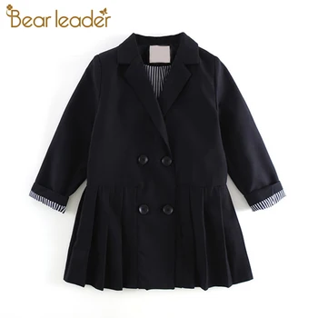 

Bear Leader Teenagers Girls Dresses Autumn Simple Style Clothing Thin Princess Dress for Children Elegant Girls Costumes 4-13Y