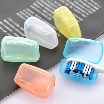 

5Pcs Travel Toothbrush Head Cover Case Cap Hike Camping Brush Cleaner Protectors