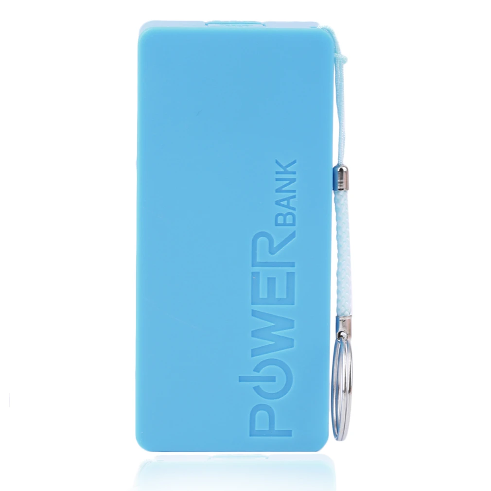 6 Colors 5600mAh 5V USB DIY Powerbank Case Portable External Battery Storage Box Power Bank Case For Mobile Phones portable jump starter