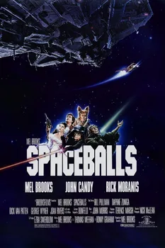

SPACEBALLS (1987) film SILK POSTER Wall painting 24x36inch
