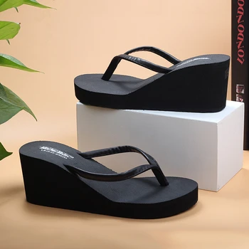 

Water Shoes Women Summer Beach Flip Flops Fashion High Heel Slippers Summer Shoes For Women Slides Outside Sandals Pantufas