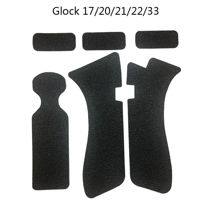 Tactical M4 M16 ar 15 аксессуары для страйкбола нескользящая резиновая ручка обёрточная лента перчатки ручки материал лист для Glock G17 G19 G26 пистолет - Цвет: G17