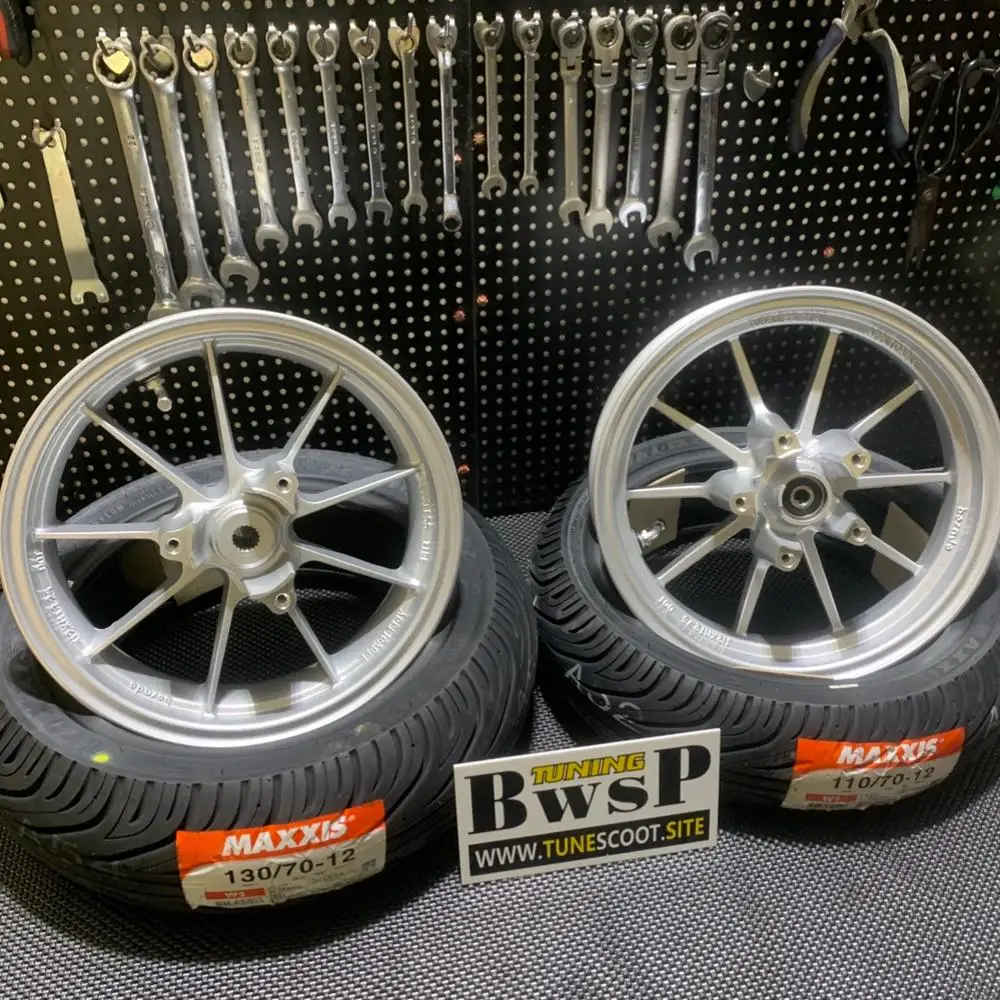 Набор колес для BWS125 ZUMA125 CYGNUS125 тюнинг диски шины в сборе скутера biwis zuma 125 от