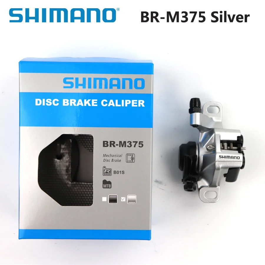 SHIMANO дисковый тормозной суппорт BR M375 механический тормоз велосипед суппорты MTB