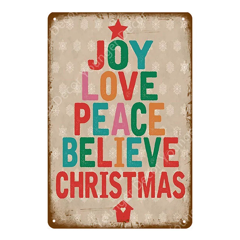 Joy Love Peace счастливые металлические оловянные знаки короткие романтические стихи винтажные настенные плакаты для бара дома Кафе школы комнаты украшения YI-096 - Цвет: YD3795EI