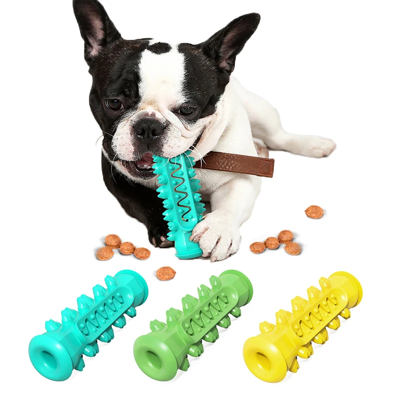 Bone Shaped Dog Toothbrush Toy Durable Dogs Chew Toys Pet Molar Stick