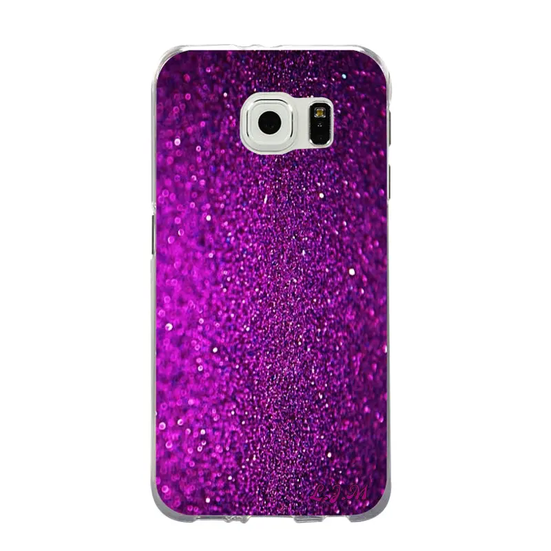 Image 1 Мягкий TPU чехол для телефона, Capa для samsung Galaxy Note 2, 3, 5, 8, 9, S2 S3 S5 мини S6 S7 S8 S9 S10 Edge рlus Lite милые девичьи розовые блестящие - Цвет: Image 1