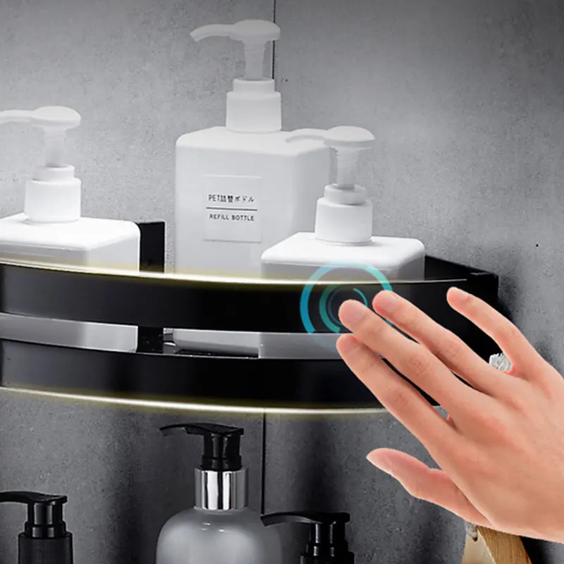 Matte-Black-Space-Aluminum-Bathroom-Shelf-Corner-Rack-With-Single-Lever-Bath-Basket-With-Hooks-Bathroom(3)