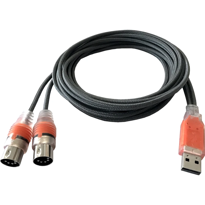 ESI MIDIMATE eX USB MIDI 인터페이스 케이블(2개의 I/O 포트 포함)(5.9')