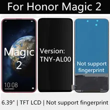 Tft lcd para huawei honra magia 2 TNY-AL00 display lcd substituição da tela de toque acessórios montagem para huawei honra magic2 lcd
