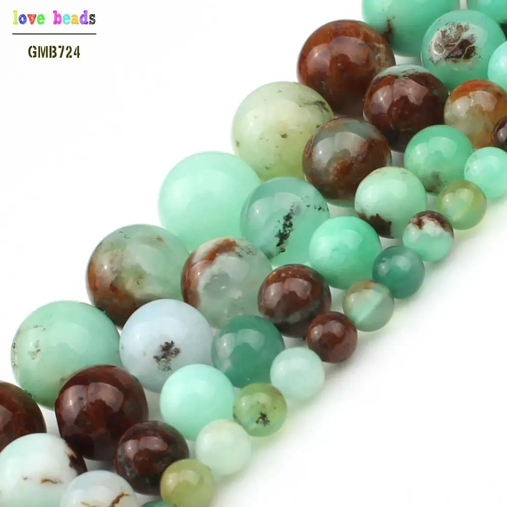 

4/6/8/10mm Natural Australian Jades Stone Round Beads DIY Beads for Jewellery Making Beads Diy Handicraft 7.5 Inch