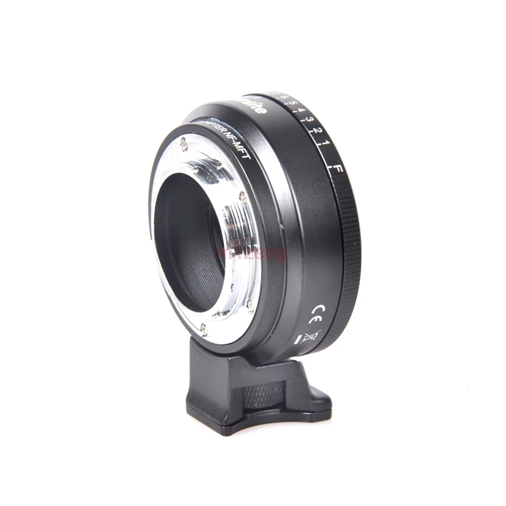 

NF-MFT lens adapter ring with Aperture Dial for nikon G/D/F/AI/S lens to M4/3 Panasonic GX7 GH4 gh5 BMPCC E-M5 em1 em10 camera