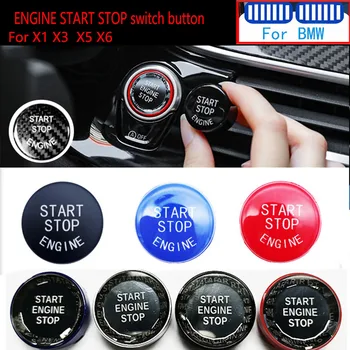 

For Performance BMW X1 X3 X5 X6 Z4 E84 E83 E70 E53 E71 E72 E89 E85 E86 Car Engine Start Stop Switch Button Sticker Replace Cover