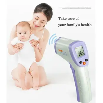 

Digital Thermometer LCD Non-contact IR Infrared Thermometer Forehead Body Surface Temperature gauge Thermometer Data Hold Func