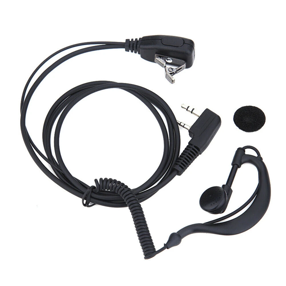 

2 PIN Earpiece Headset PTT MIC for BAOFENG UV5R for KENWOOD KPG29D KPG48D KPG55D