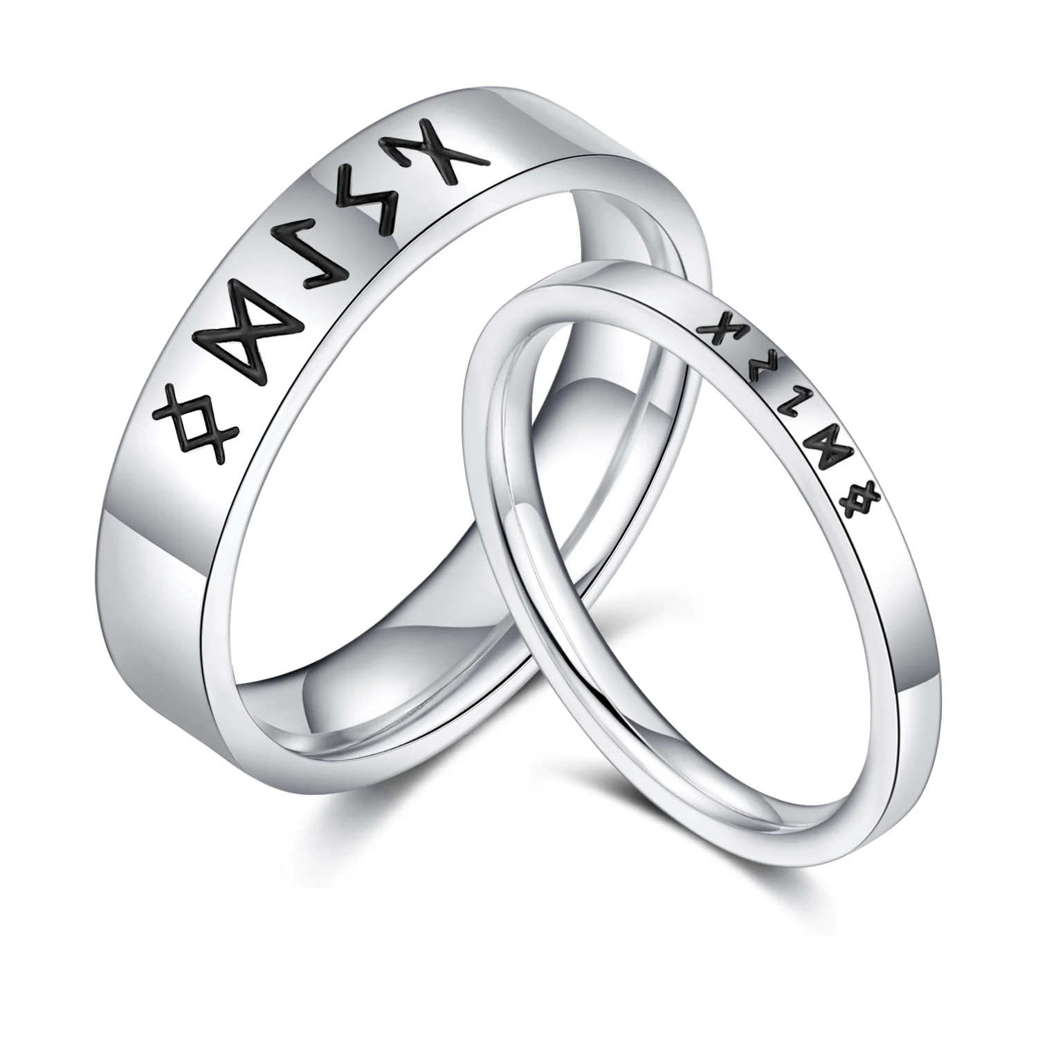 Stainless Steel Viking Rings For Women Men Lover Couple Ring Set Friendship Engagement Wedding Band Christmas 2021 Trend Jewelry | Украшения