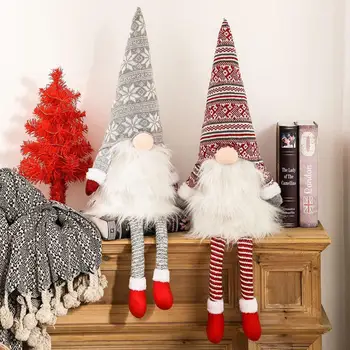 

2020 Happy New Year Christmas Ornaments DIY Gift Santa Claus Snowman Tree Pendant Doll Hang for home Decorations