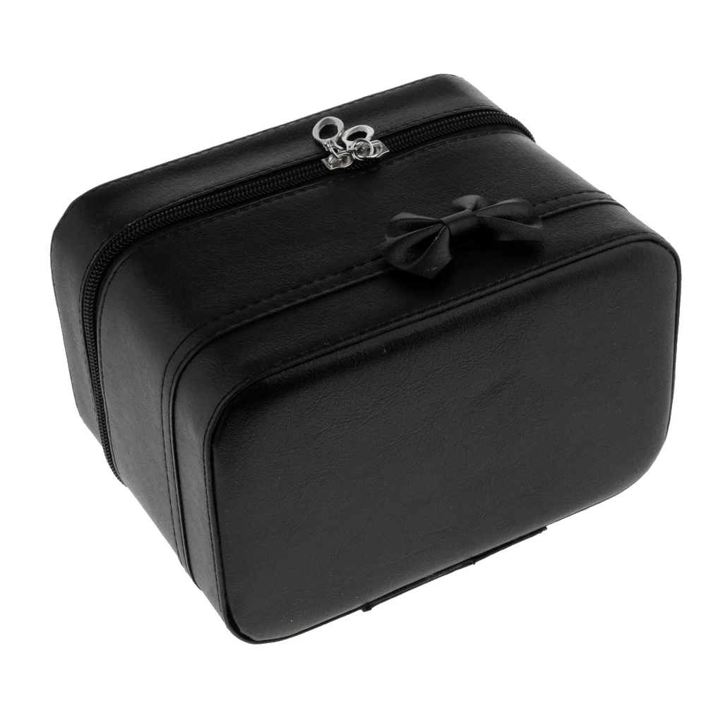 Portable Handbag Zipper Makeup Cosmetic Organizer Storage Case Box Travel Portable Handbag Zipper Makeup Cosmetic Organizer Storage Case Box Travel