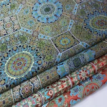 Китайский юньцзинь парча жаккард шелк сатин материал мебель из красного дерева подушки ткань для подушек DIY тибетский Платье Одежда Ткань