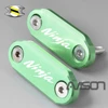 For  Ninja300 400 650 ZX6R Mirror Block Off Plates Upper Fairings Protect Anodized Aluminum Construction 5