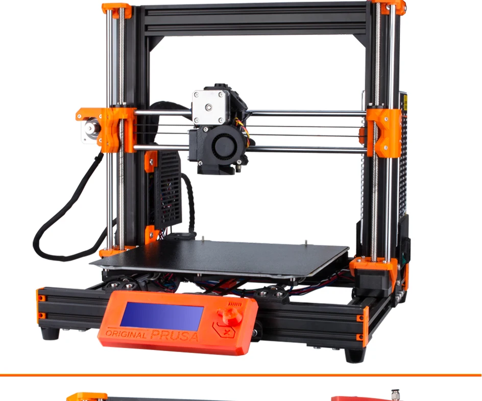 DFORCE клонированный Prusa I3 MK3S медведь полный комплект(исключая Einsy-Rambo платы) 3D принтер DIY медведь MK3S(PETG материал