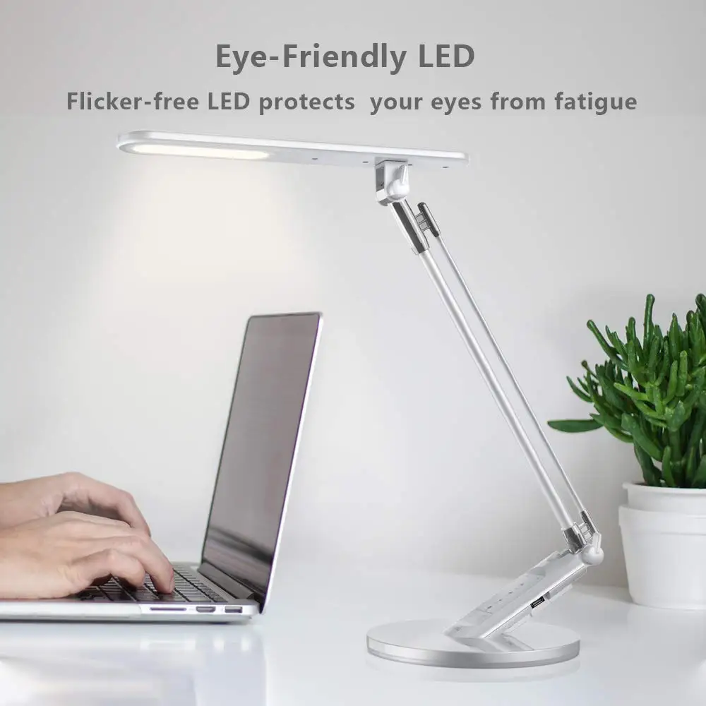  Desk Lamp 36pcs LEDs 14W 7Dimming Levels Table Lamps With 4 Lighting Modes 1-Hour Auto Timer USB Ch - 4000371035833